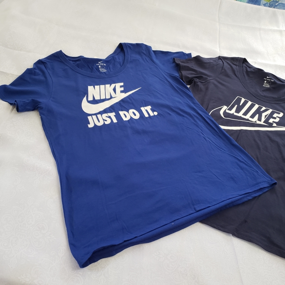 Nike Shirts - Blue and Navy Blue 2 pcs